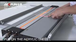 Manual Acrylic Bending Machine for PP Plexiglass Plastic sheet organic glass [upl. by Ulphia]