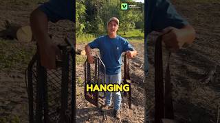 This is THE easiest method to hang tree stands deerhunting deer [upl. by Esenej]