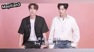 Wang Yibo Represent Xiao Zhan With Nan Hai That Boy  He Sing That Boy Song During Produce 101 [upl. by Trout]