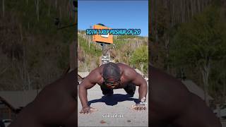 This works the chest shoulder and tricep all in 1 rep 😯 lets do one thankyou shorts pushups [upl. by Neyu]