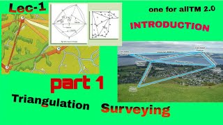 Triangulation Surveyingpart1Lec1 [upl. by Lowell]