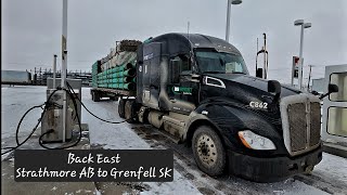 Back East Strathmore AB to Grenfell SK [upl. by Akemrehs416]