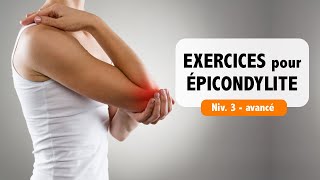 Exercices pour épicondylite  niv avancé [upl. by Zorana611]