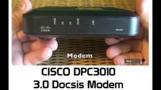 Cisco DPC3010 30 Docsis Modem UNBOX video [upl. by Tamar]