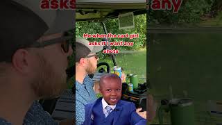 When the cart girl has shots golfmeme golf shots drinking relatablegolf cartgirl [upl. by Templer]