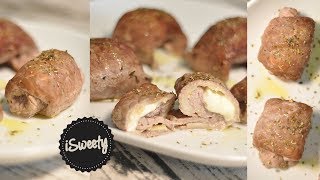 INVOLTINI di Carne AL FORNO Ripieni con Melanzane Veloci [upl. by Haggar]