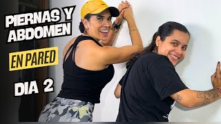 ABDOMEN Y PIERNOTAS FUERTES EN LA PARED 🔥 Rutina Completa Dia 2 abuelafitperu gymencasa [upl. by Killarney650]