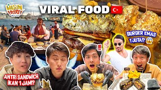 BURGER EMAS RP 1 JUTA MUKBANG VIRAL FOOD TURKEY SALTBAE BURGER  WORLD TRIP 55 [upl. by Eatnoid]