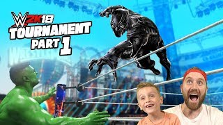 Black Panther vs Hulk WWE 2k18 Game Tournament Avengers Match 1 [upl. by Gordon432]