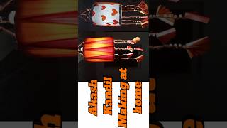 Akash kandil Making at home homedecor diwali decoration idea Paper latern viralvideo trending [upl. by Valentijn906]