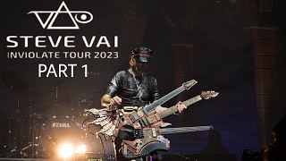 Steve Vai INVIOLATE Tour 2023 Kuala Lumpur Malaysia Part 1 4k [upl. by Martens]