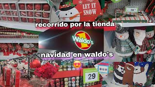 🎄NAVIDAD EN WALDOS ☃️ RECORRIDO POR LA TIENDA ❄️navidad vlogsfamiliares viralvideo [upl. by Neersan]