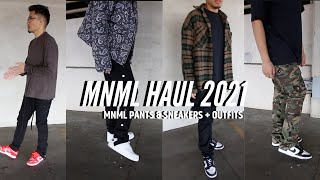 BEST PANTS FOR SNEAKERS FROM MNML  STYLED OUTFITS [upl. by Arte]