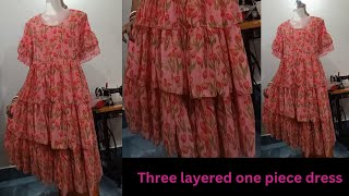 Three Layered One Piece Dress [upl. by Shugart533]