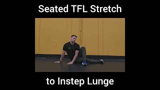 Seated TFL Stretch to Instep Lunge [upl. by Suiravad229]