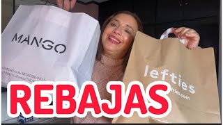 💥HAUL REBAJASMANGO Y LEFTIES me lo pruebo TODOOO🛍️ [upl. by Annatnom]