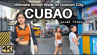 Ultimate Street Walk in Cubao Quezon City Philippines 4K [upl. by Meesan]