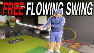 How to Let the Arms and Wrists Free Flow for a Natural Golf Swing Arc [upl. by Britteny]