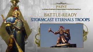 Paint BattleReady Stormcast Eternal Troops [upl. by Ivanna]