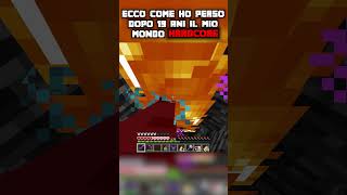 IL MIO MONDO HARDCORE😭😭 minecraft gaming ita [upl. by Siurtemed944]