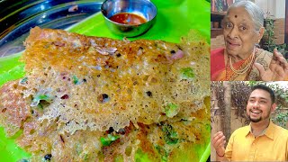 ONION RAVA DOSA No Soda but Crispy மொறு மொறு Sooji Dosa Kalyana Thennila  Tiffin recipes [upl. by Eittod]