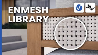 VRay for Rhino — How to enrich your project with Enmeshes from Chaos Cosmos [upl. by Aliam286]