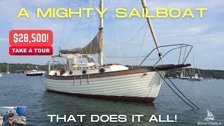 A MIGHTY Sailboat That Does It ALL The NorSea 27 can be trailered amp sailed around the WORLD TOUR [upl. by Shellans]