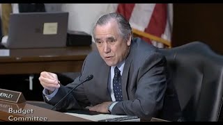 Senator Merkley Drills Down on Big Oil Lies in Budget Committee Hearing [upl. by Iew]