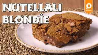 Nutellalı Blondie Tarifi  Onedio Yemek  Tatlı Tarifleri [upl. by Ahkos910]