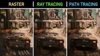 Can you REALLY SEE the difference Raster vs Ray Tracing vs Path Tracing [upl. by Mellen]