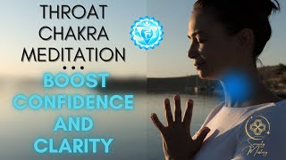 Throat Chakra Meditation Boost Self Confidence amp Communication [upl. by Ihpen]