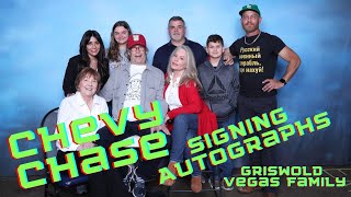 Meeting The Cast of National Lampoons Vegas Vacation Chevy Chase [upl. by Elehcir]