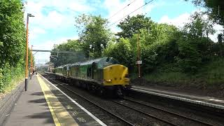 37608 amp 93001 0Q67 Worksop Down Yard to Long Marston [upl. by Landers114]