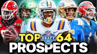 Ranking the 64 Best Prospects In the 2024 NFL Draft [upl. by Aronel]