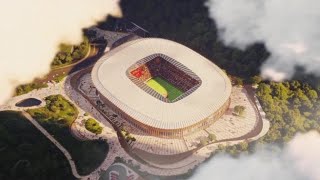 Stadio della Roma a Pietralata la struttura nel video della società quotBenvenuti nella casa deiquot [upl. by Ibrad]