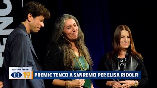 Premio Tenco a Sanremo per Elisa Ridolfi [upl. by Atiluap]