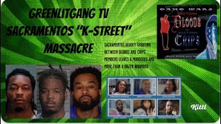 KSTREET MASSACRE Deadly Sacramento Gang War Between The Bloods And Crips Leaves Six Dead [upl. by Adnanref]