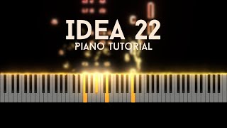 Gibran Alcocer  Idea 22  Piano Tutorial [upl. by Pegg]