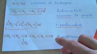 Formulación orgánica Nitrilos [upl. by Cilegna]