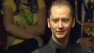 Graeme Dott Almost Flukes Three Reds In One Shot 2010 World Championship [upl. by Quartet]