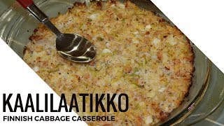 Kaalilaatikko Finnish Cabbage Casserole [upl. by Lundquist]