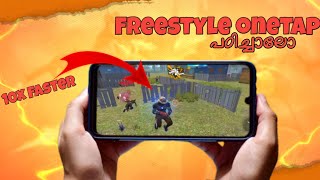 Freestyle One Tap Headshot Trick  Freefire Malayalam  Eleven Gaming [upl. by Gnanmas]