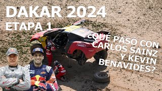 DAKAR 2024 ¡Fin de la Etapa 1 Carlos Sainz y Kevin Benavides declaran Disponible en español [upl. by Penelope]