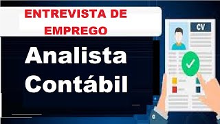 Analista Contábil DICAS PARA ENTREVISTA DE EMPREGO Guia de Profissões [upl. by Mariande]