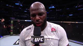 UFC Washington DC  Jairzinho Rozenstruik Octagon Interview [upl. by Irbua]