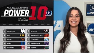 College softball rankings Sooners stay No 1 Florida enters the fold [upl. by Aiak200]