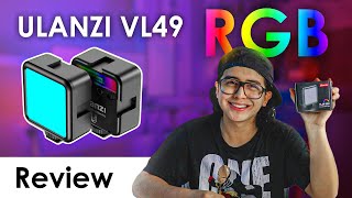 Ulanzi VL49 RGB  Unboxing y Review en Español  Luz Led RGB barata  Ronald Erira [upl. by Anifad]