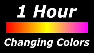 Relaxing 3 Color Changing RedYellowPink Screen Led Lights 1 Hour [upl. by Gebler999]