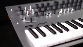 Korg minilogue Polyphonic Analog Synthesizer [upl. by Alegnaoj]