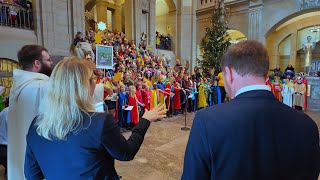 Pirnas Sternsinger beim Ministerpräsidenten [upl. by Song]